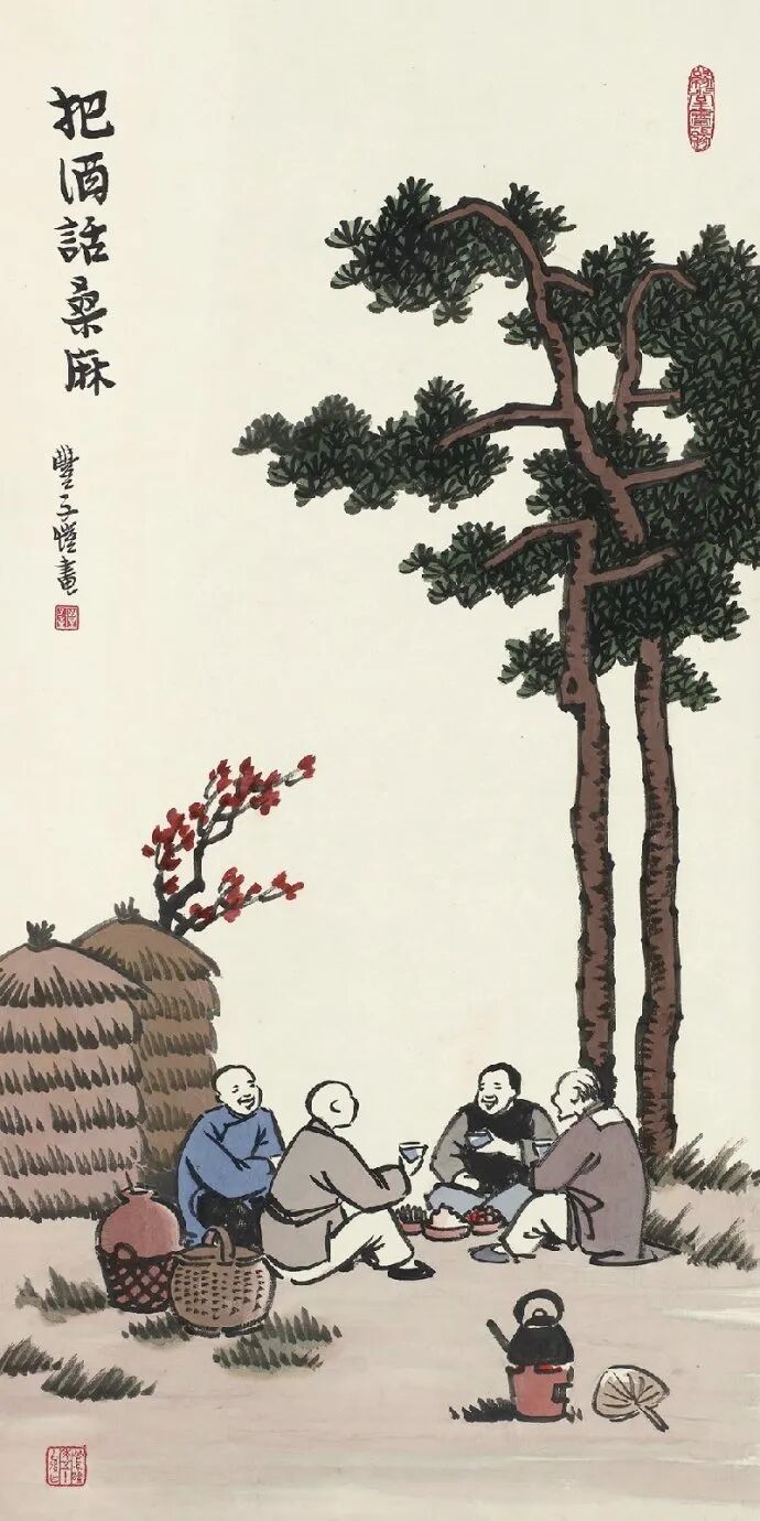 这样的画作,我们很爱!大师丰子恺