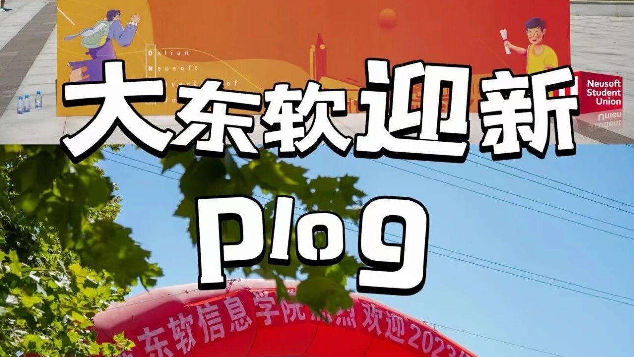 大东软迎新PLOG