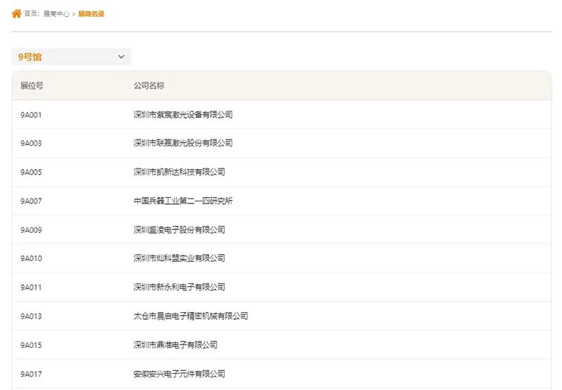 2025中国电子展，4月9-11日举办，附免费门票+展商名录