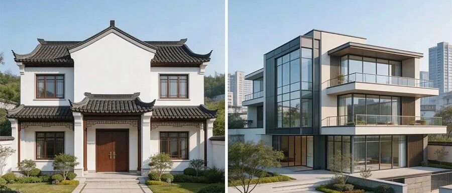建筑师观点：农村自建房与城市别墅的最大区别，竟然是这根中轴线！你认同吗？