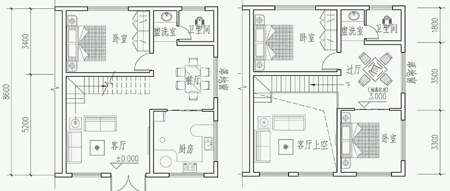 自建房案例：开间仅8.2米，还要塞下土灶和阁楼？看建筑师如何“螺蛳壳里做道场”