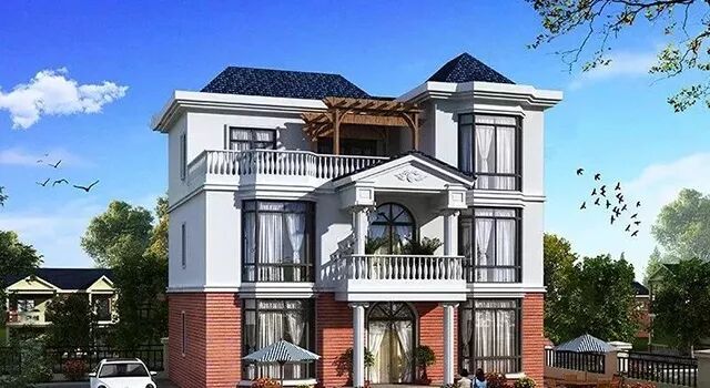 三层轻钢别墅户型图来了，款款都是惊喜