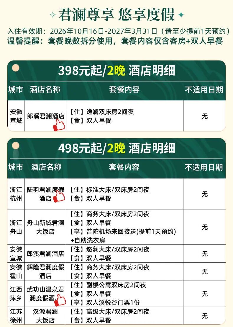 飞猪双十一酒店大通兑套餐及特价机票攻略