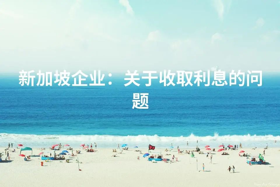 新加坡企业：关于收取利息的问题