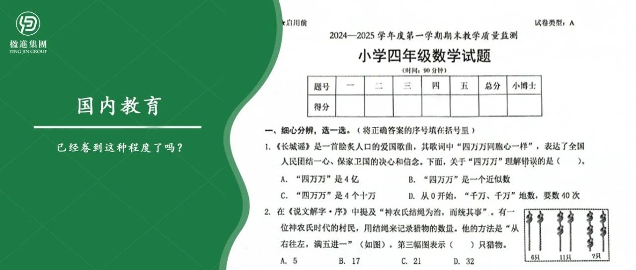 学的一粒沙，考的撒哈拉！国内教育已经卷到这种程度了吗？