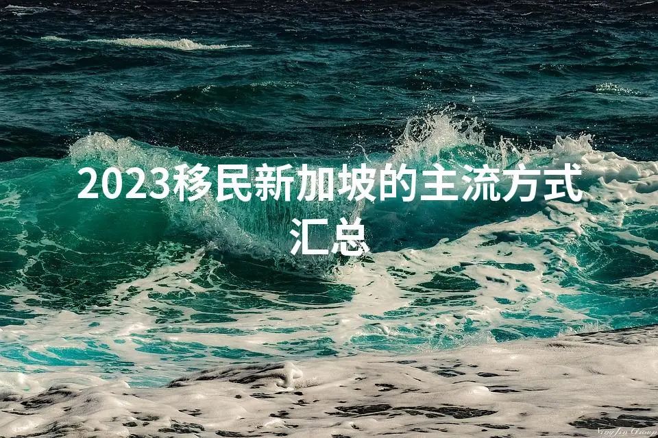 2023移民新加坡的主流方式汇总