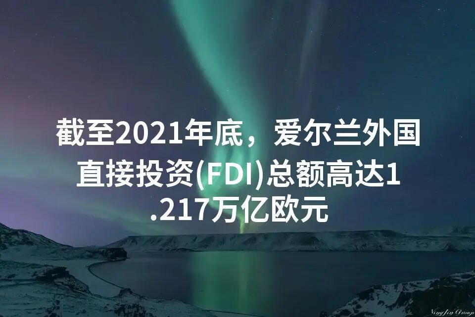 截至2021年底，爱尔兰外国直接投资(FDI)总额高达1.217万亿欧元