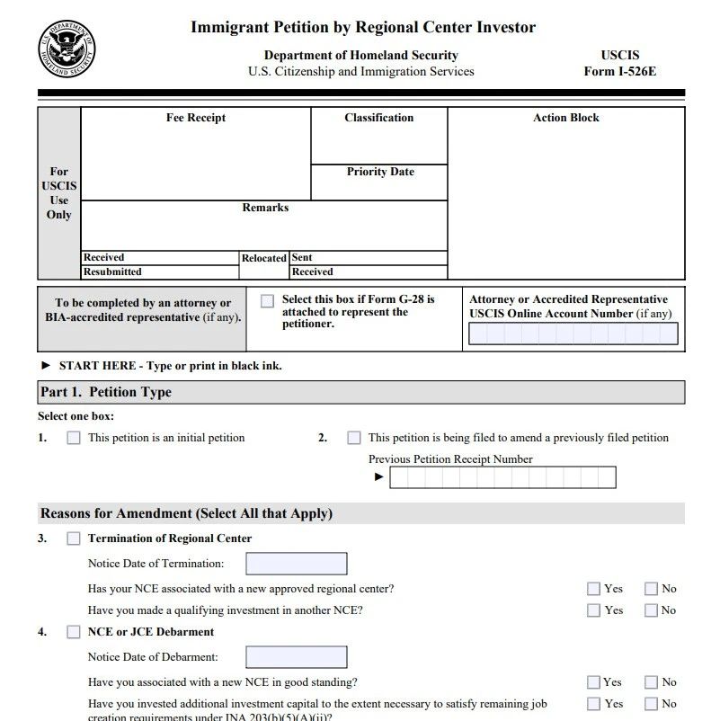 美国EB-5投资移民涉及的4大表格（I-526/I-485/I-765/I-131）用途