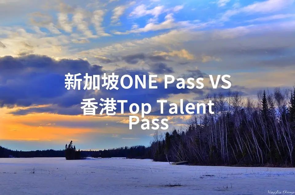 新加坡ONE Pass VS 香港Top Talent Pass