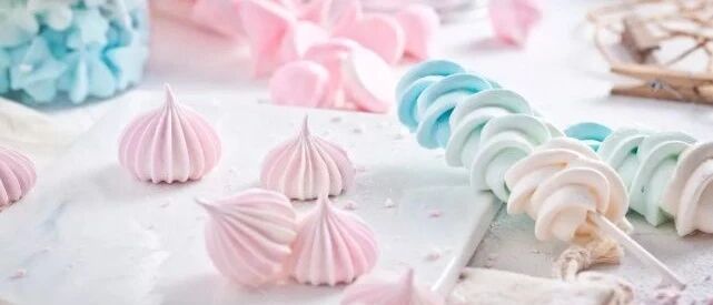 烘焙圈子：蛋白糖～可爱的多变造型，入口即溶的美妙口感，西点装饰的利器!