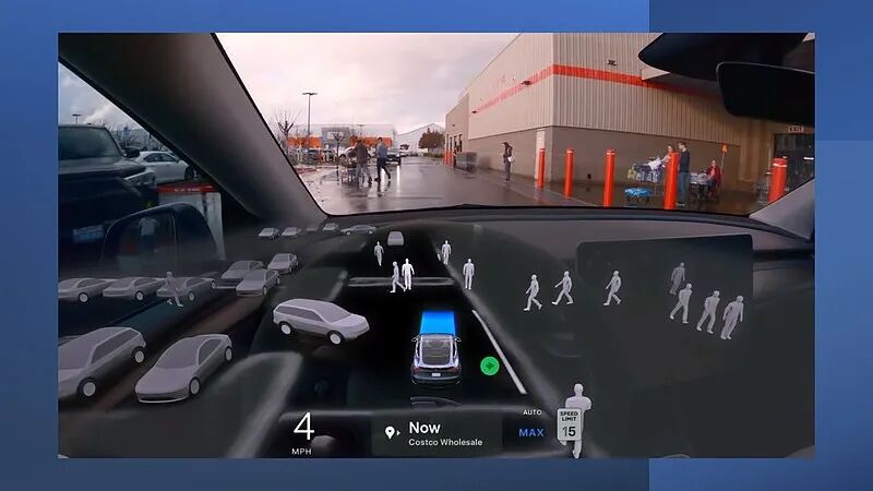 特斯拉最新智能驾驶发布：端到端的自动驾驶】 特斯拉向美国用户推送的版本号为V12.1.2 Beta的端到端FSD。与传统的分模块智能驾驶 系统不同，它采用一个整合的...