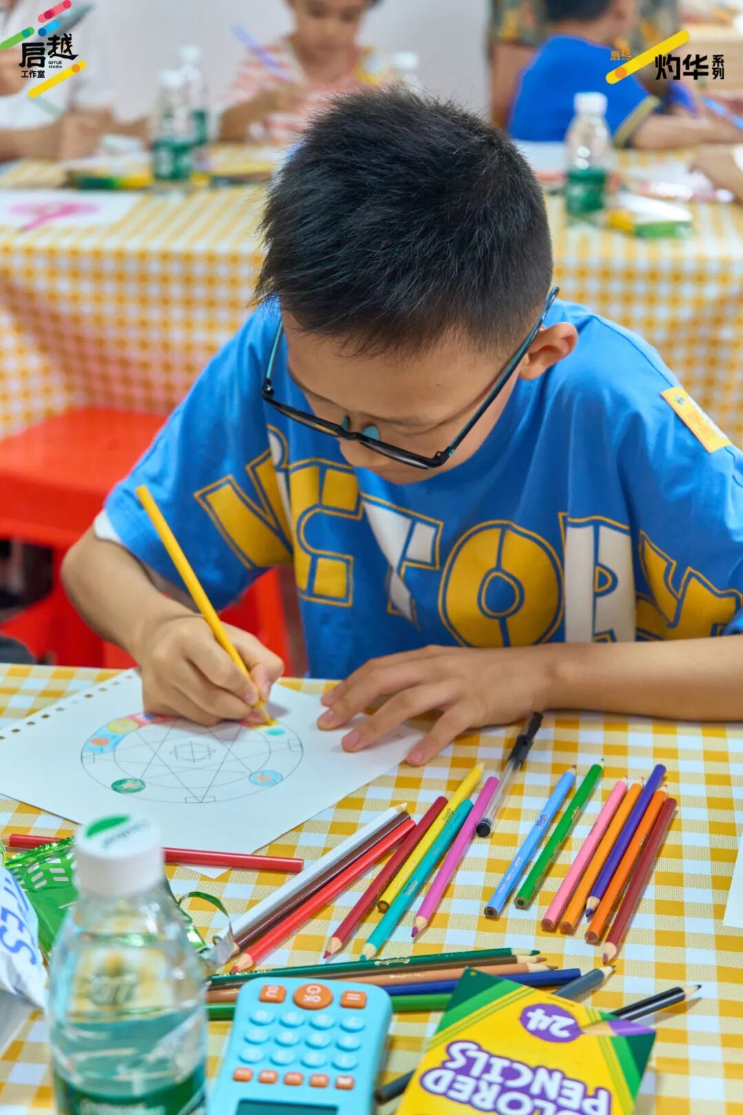 第二期“我爱我家”艺术创作亲子活动——曼陀罗绘画