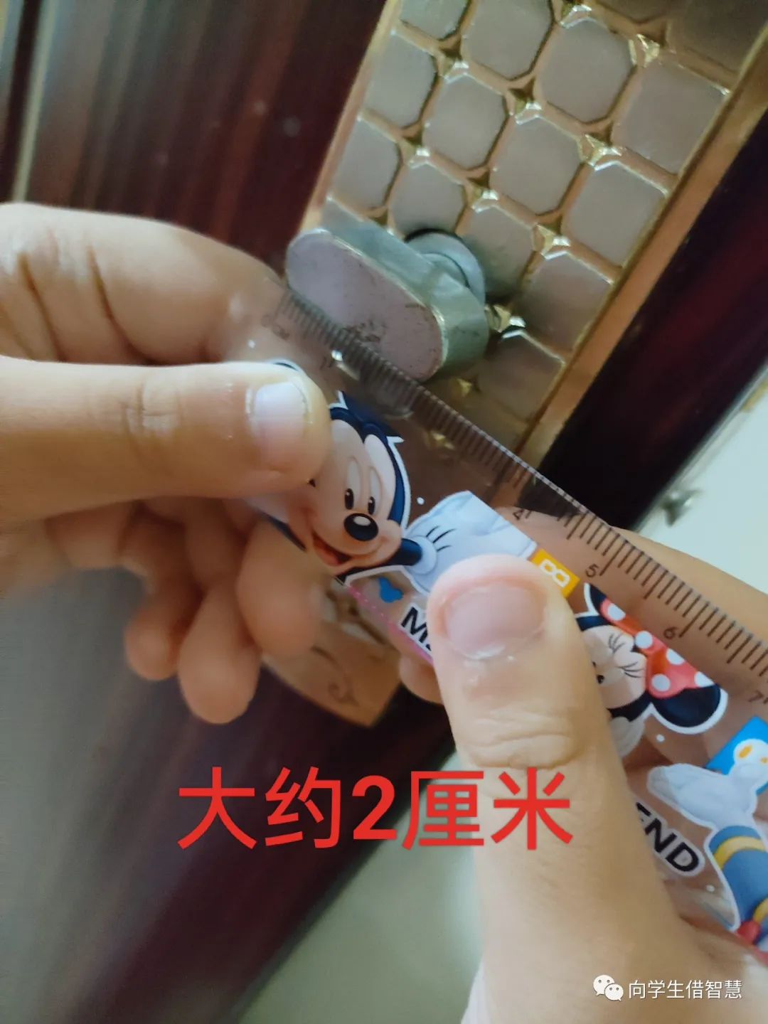 我来找2厘米同学们积极行动起来,通过找一找,量一量的活动体会到了"