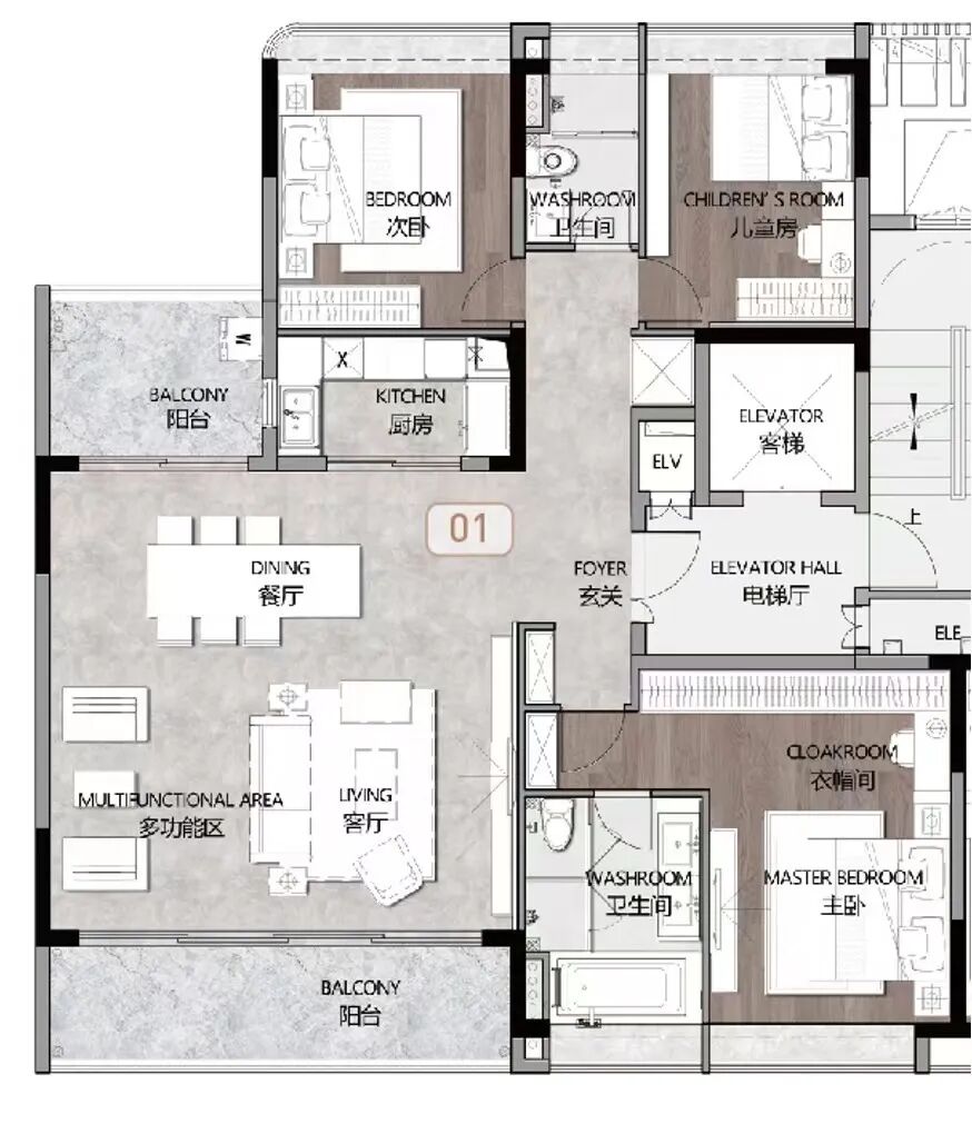 南沙茗筑水岸165-200㎡的大平层产品，只有66套！