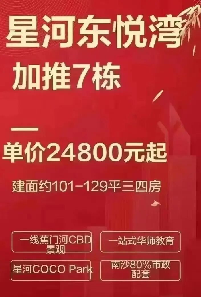 南沙多个楼盘搞促销，有楼盘曾卖4.4万/m²，如今2.39万/㎡！