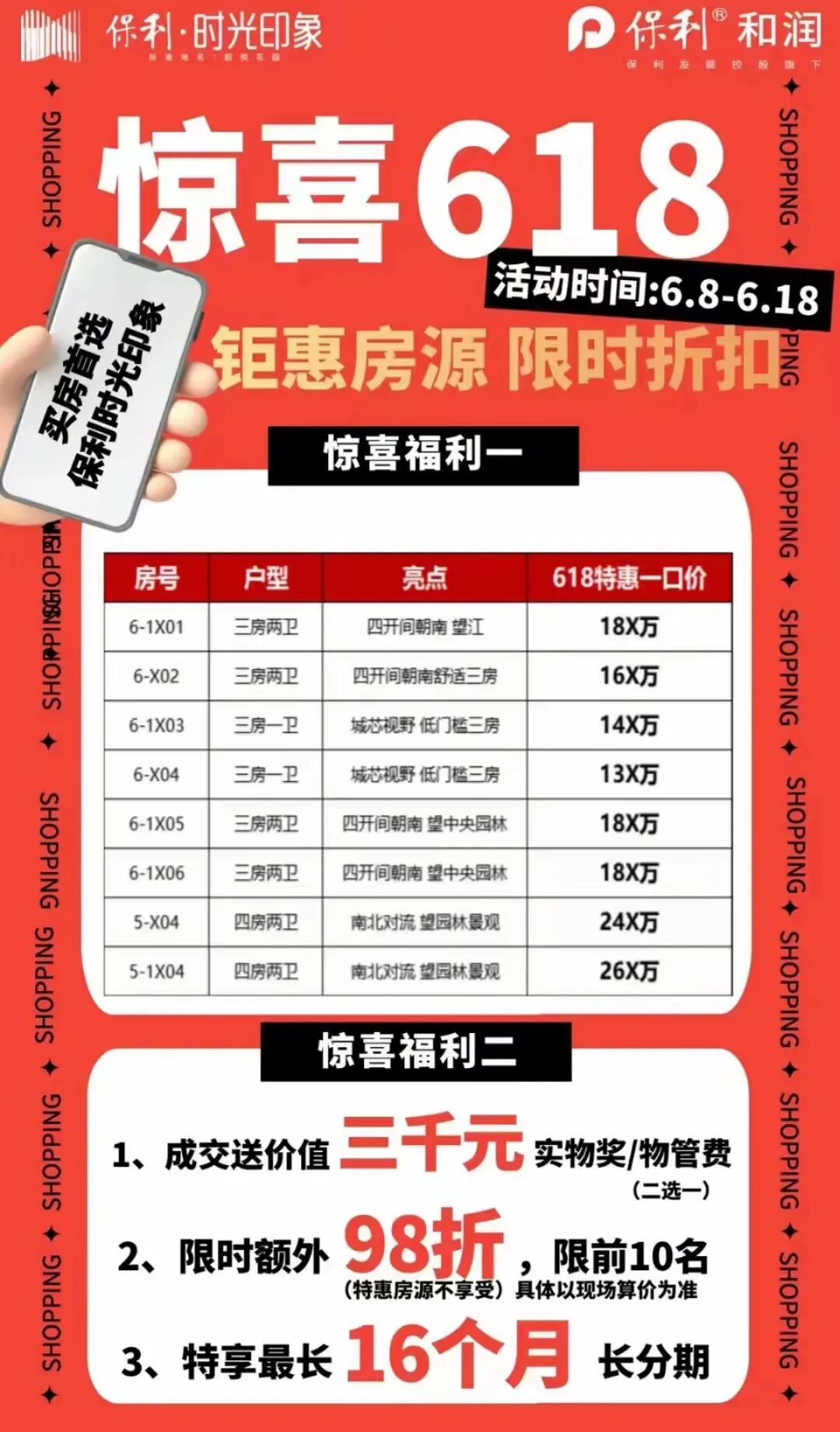 618重要营销节点，南沙各大楼盘趁机推出一批特惠房源！