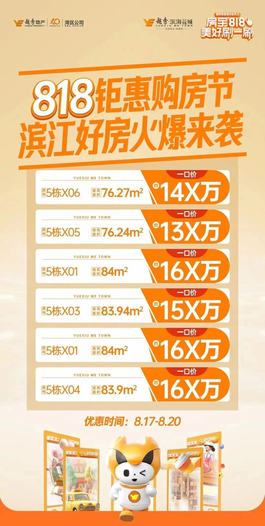 低至1.7万/㎡，南沙多个楼盘推出优惠活动！