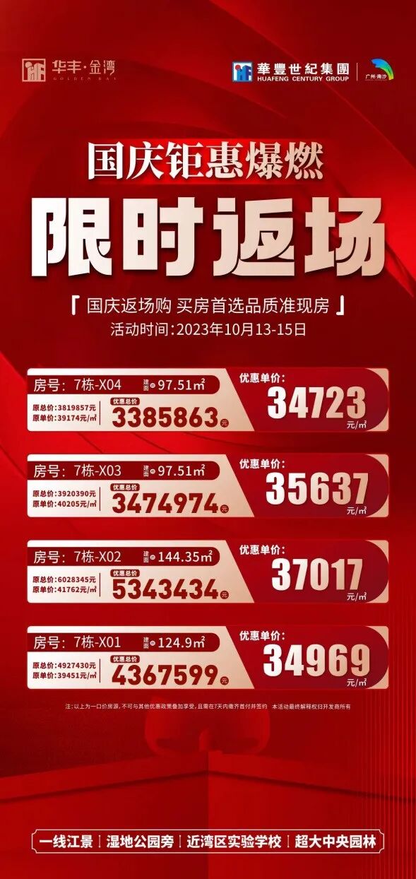 南沙18盘特惠来袭，最高可减87万！