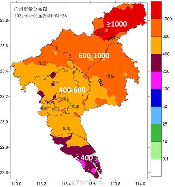 增城区也已发布雷雨大风橙色预警信号,从化区发布了暴雨橙色预警泻排