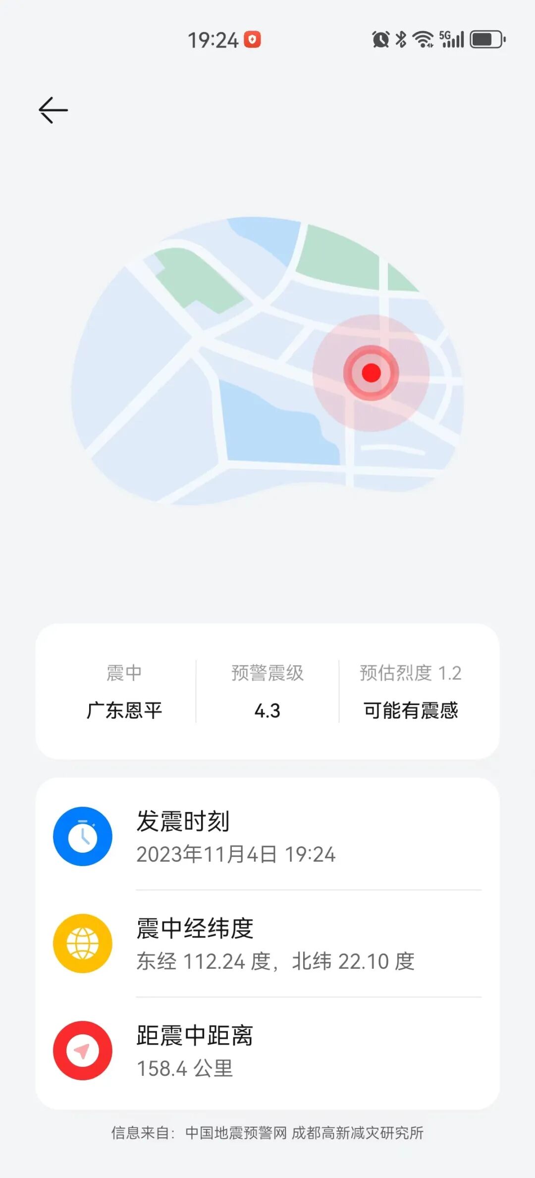 突发！广东恩平发生4.3级地震！插图3