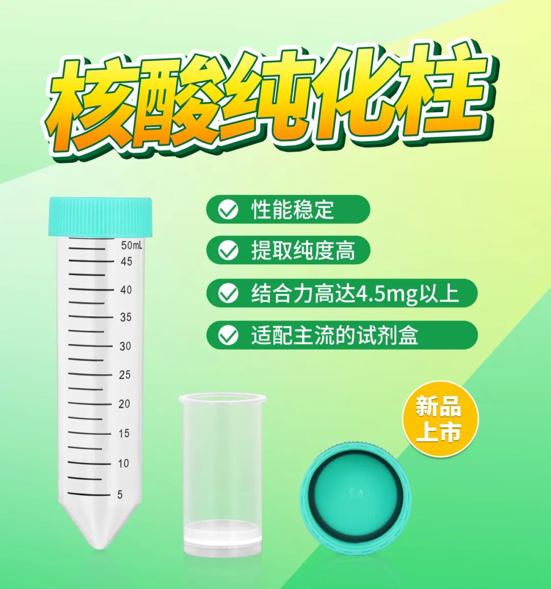 新品上市 | 什么核酸純化柱？提取量這么高！