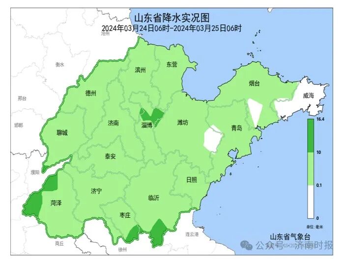 局部小雨0霜冻济南接下来天气太刺激山东15市出现降雨