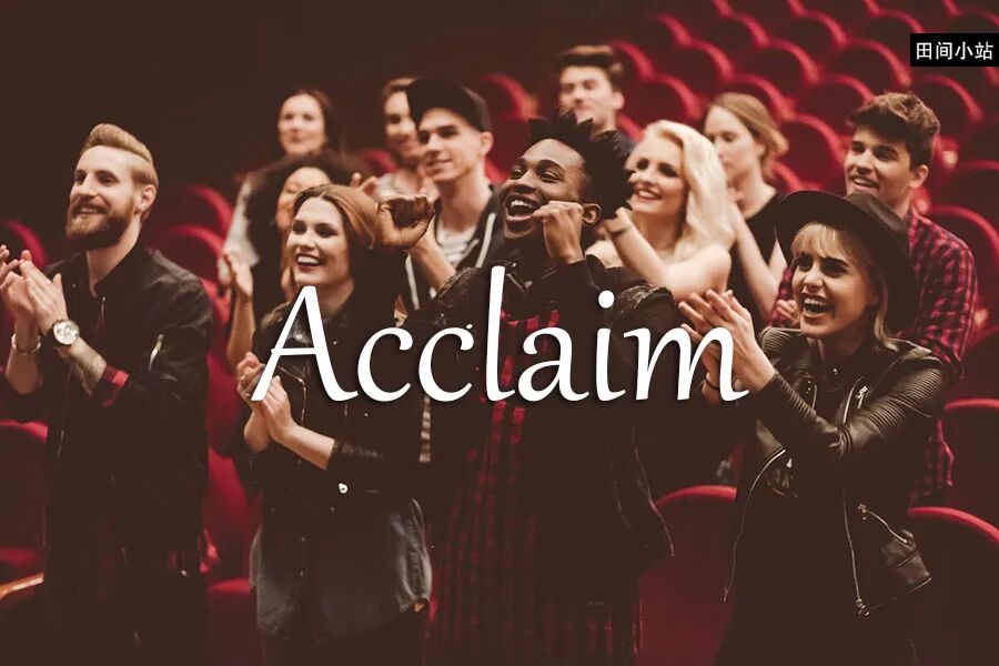 “acclaim”小词详解：深入解析其含义与用法，助你精准掌握这一高频英语词汇