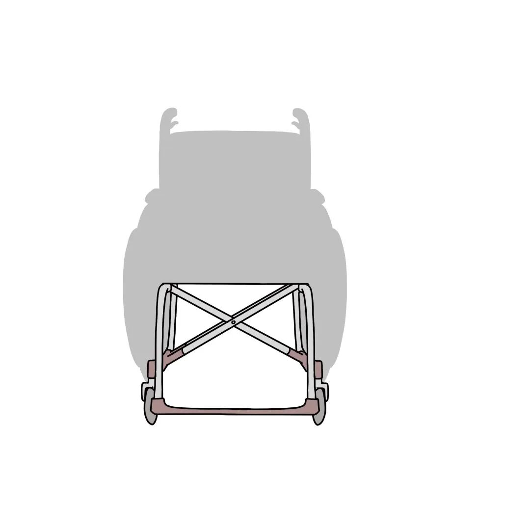 手动折叠轮椅怎么折叠辅具学堂｜科普知识－手动轮椅车结构_https://www.jmylbn.com_新闻资讯_第6张