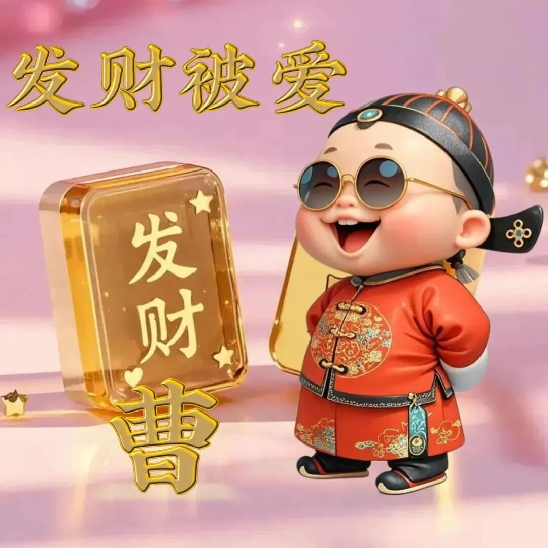 一天换800次招财的微信头像