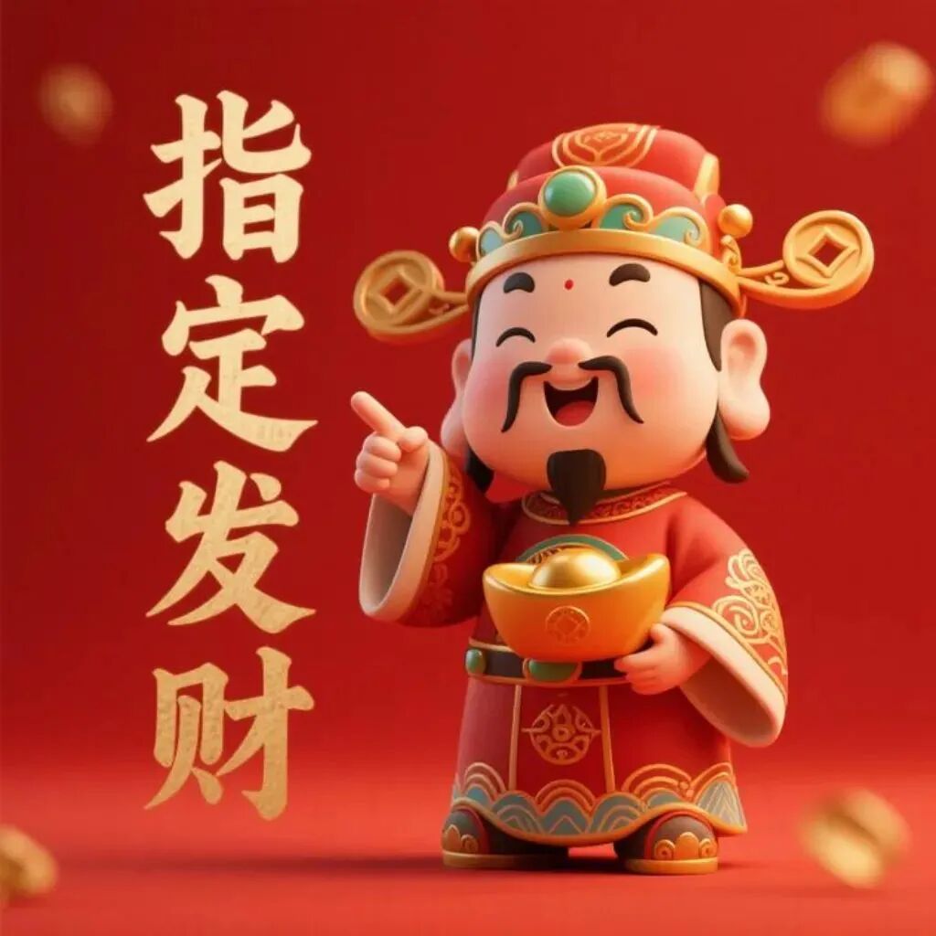 一天换800次招财的微信头像