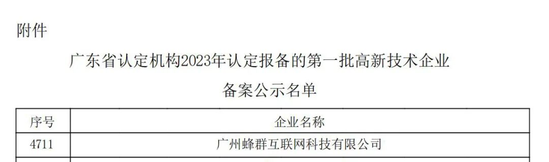 广州蜂群互联网科技有限公司通过国家高新技术企业认定 (2).jpg