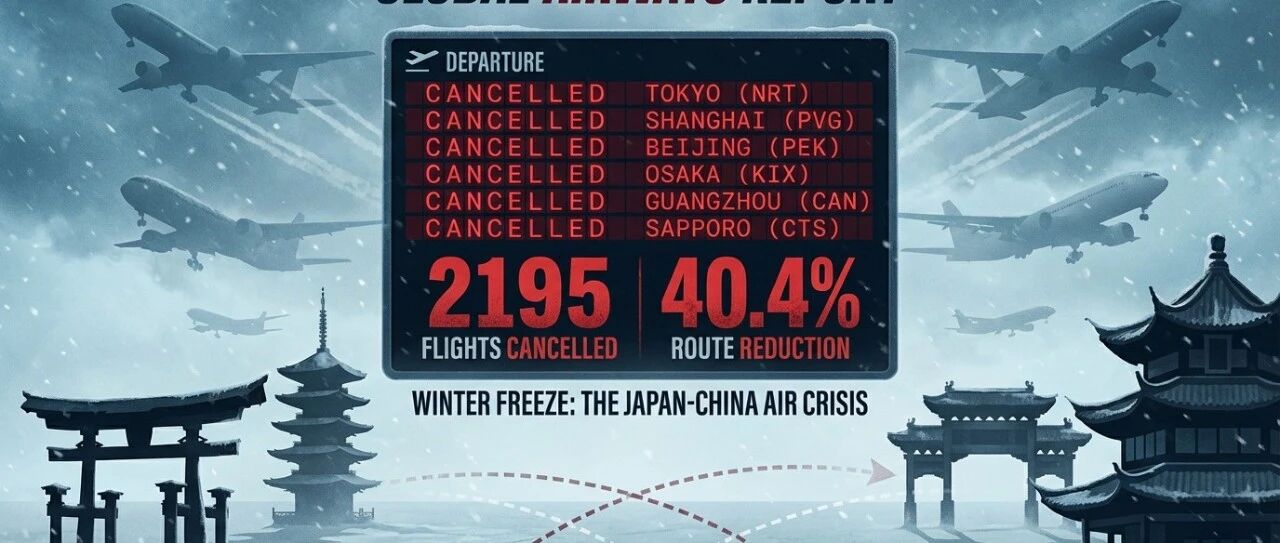 日中路線が"消える冬"──欠航便数2000超え、大阪・地方路線に激震