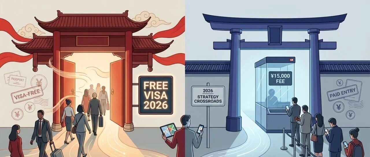 “国境の値札”はどう効くのか？　日本はビザ5倍、中国は30日免除延長