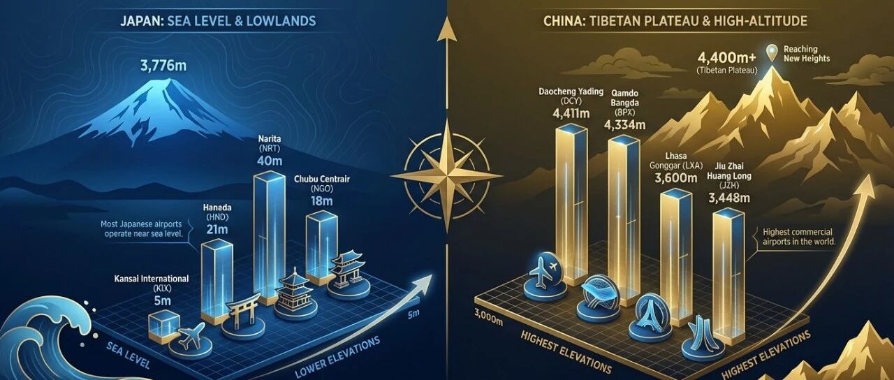 "高み"を求める2026年──日本が束でも届かない「標高」空港ランキング