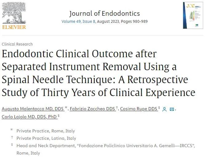 体疗器械分为什么使用脊髓针技术取出分离器械的临床疗效：30年临床经验的回顾性研究_https://www.jmylbn.com_新闻资讯_第1张