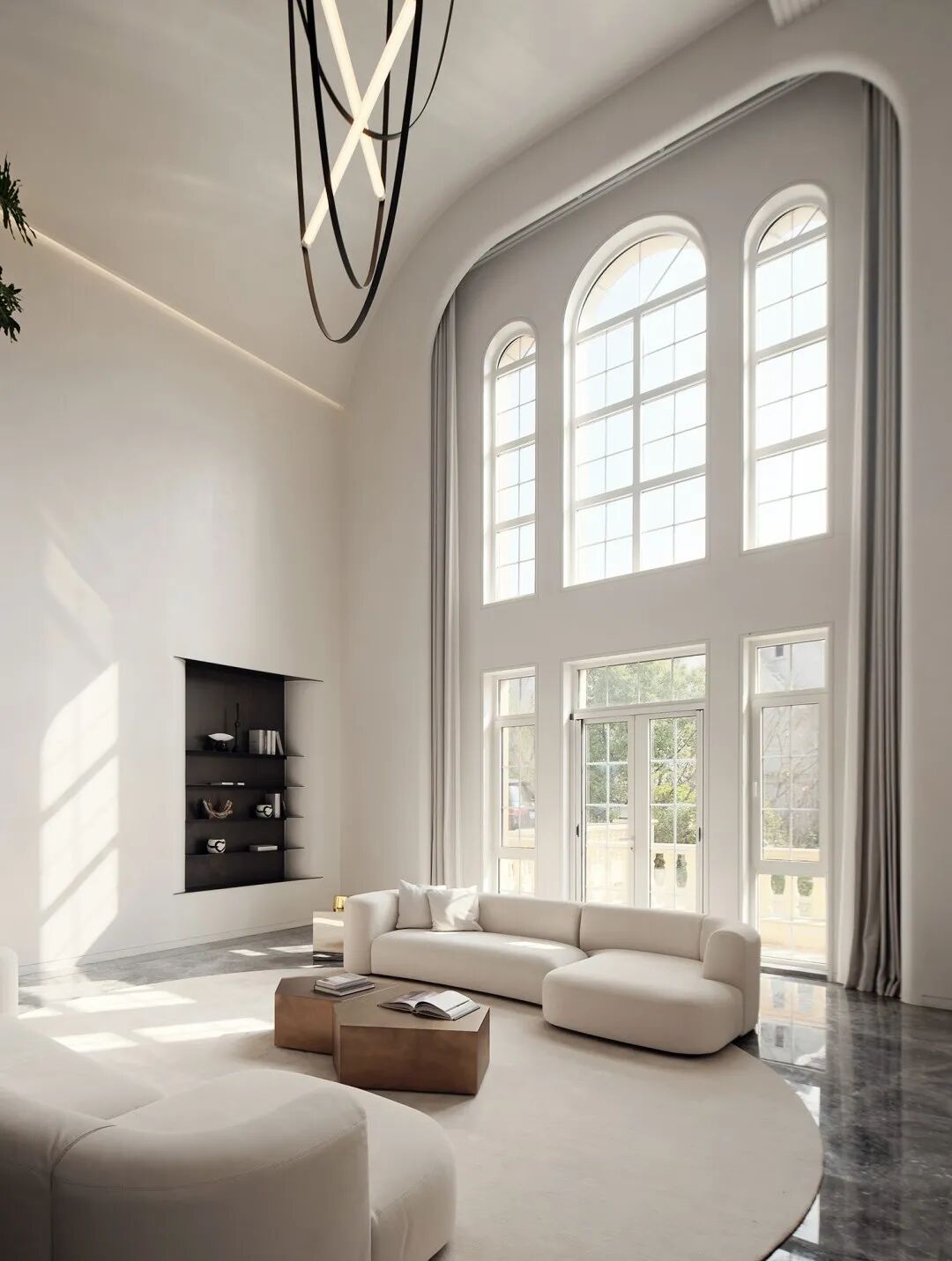 空间设计有限公司获奖作品:杭州万科公望f户型别墅获奖设计师/机构