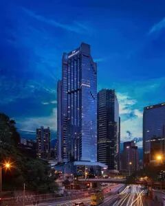 香港JW万豪酒店·豪华特大床客房 1晚