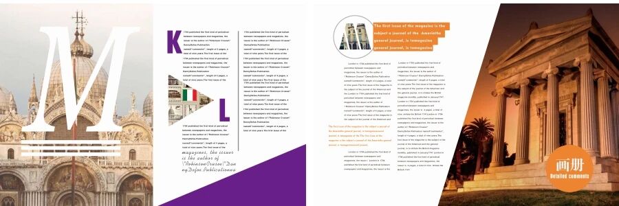 欧美时尚杂志封面画册平面设计排版PSD模板