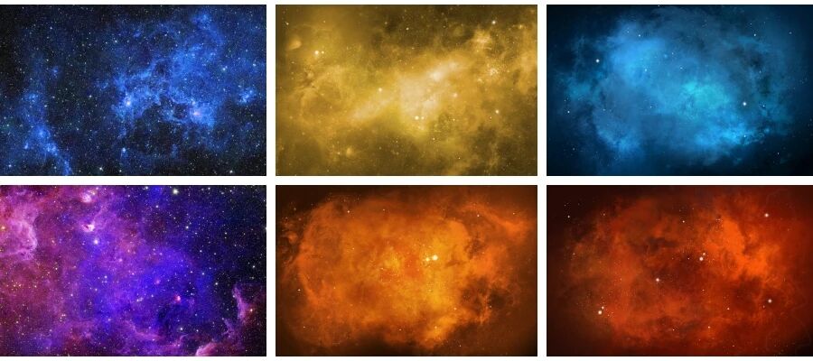 超高清星空星云太空宇宙自然地球背景图片素材