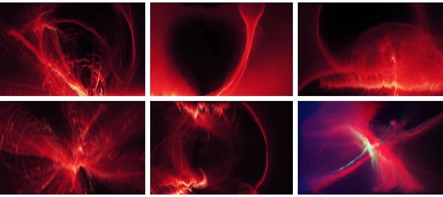 高清炫彩炽热光晕光效纹理背景大图素材