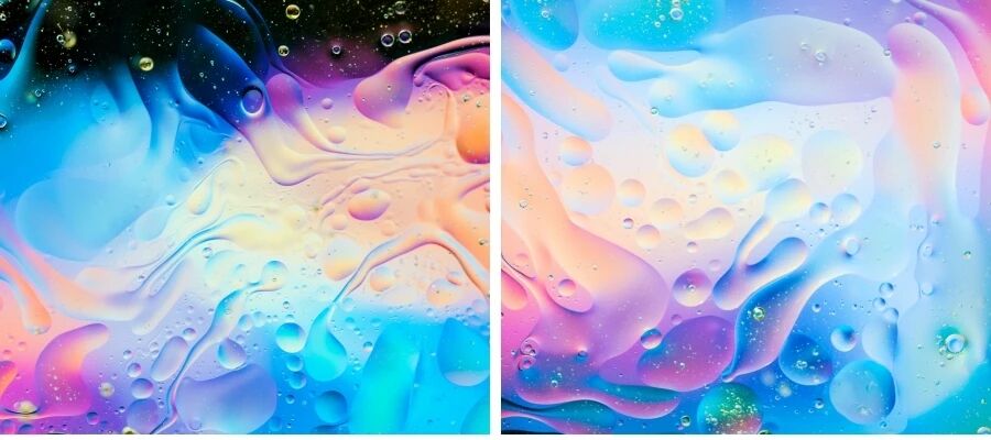 超高清4K彩色渐变液体抽象纹理banner背景图