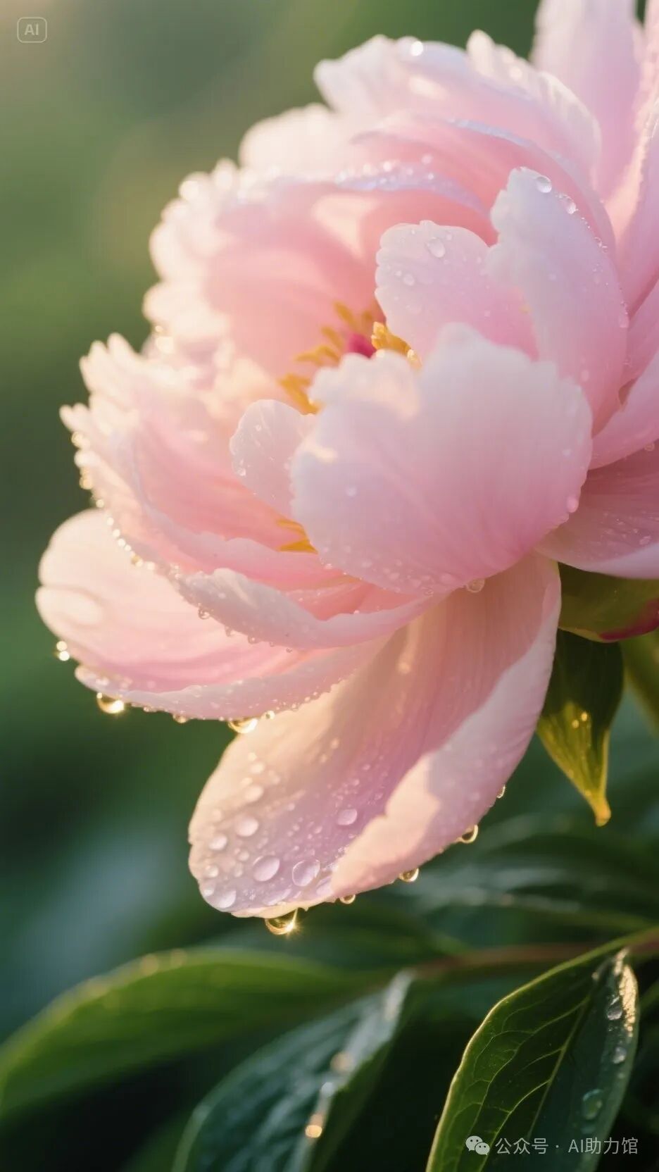 如何编写AI提示词，生成漂亮的牡丹花？