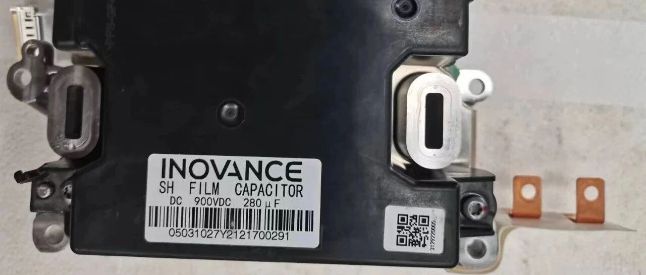 Benchmark：汇川联合动力的Si-SiC混合模块电机控制器(PD4H混碳电控) 拆解分析