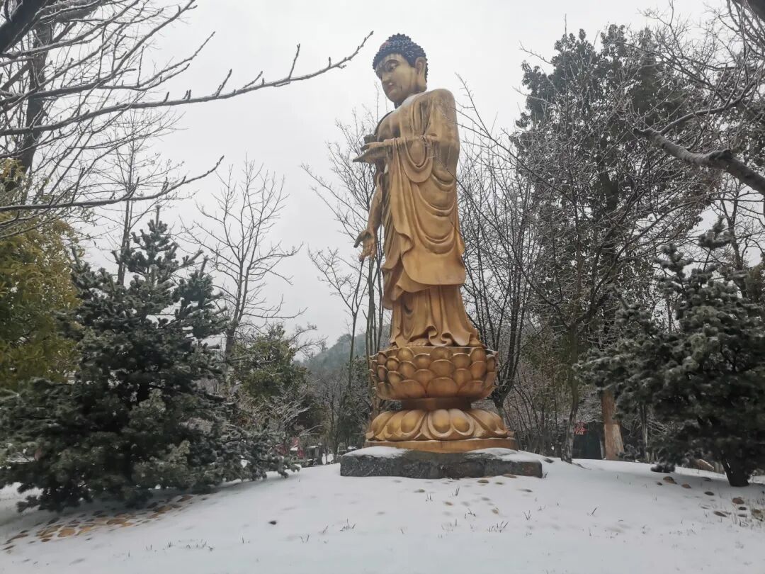 禅境?——东方山又下大雪啦!