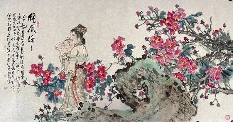 烟雨寻香—东坡书画研究院书画展在成都散花楼开展(图33)
