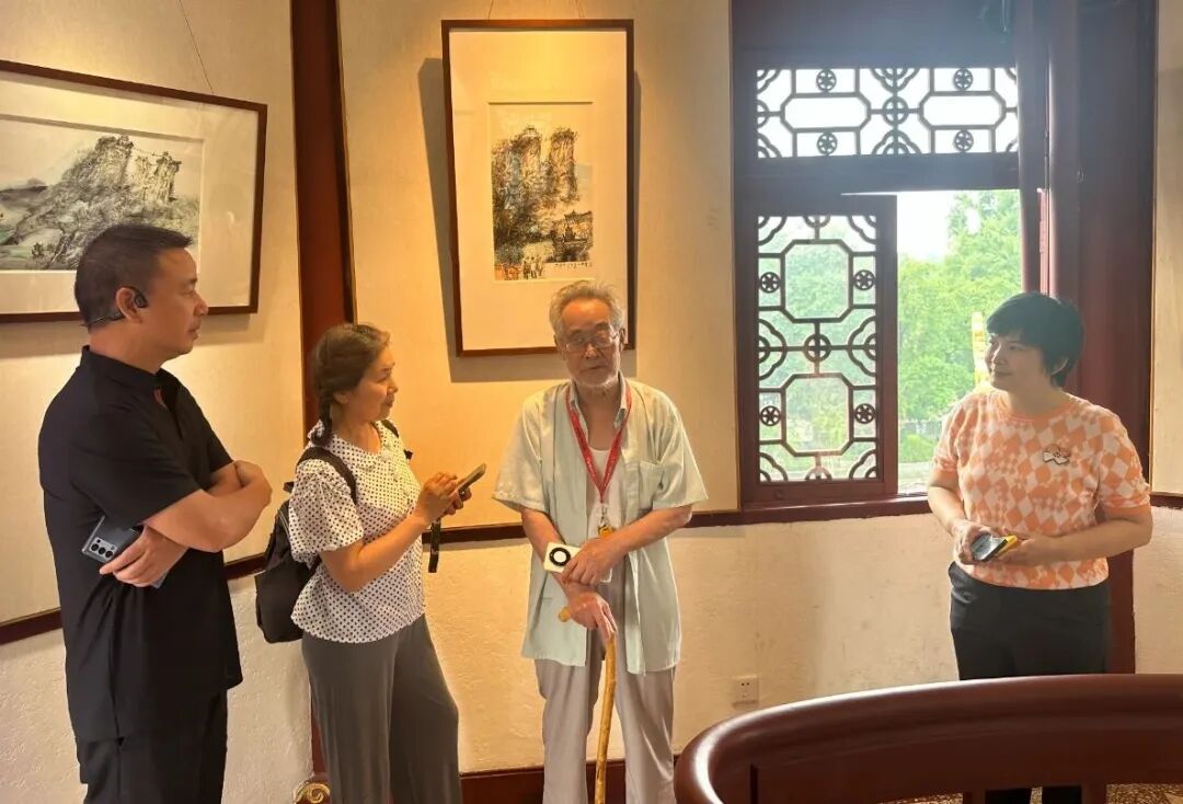 烟雨寻香—东坡书画研究院书画展在成都散花楼开展(图7)
