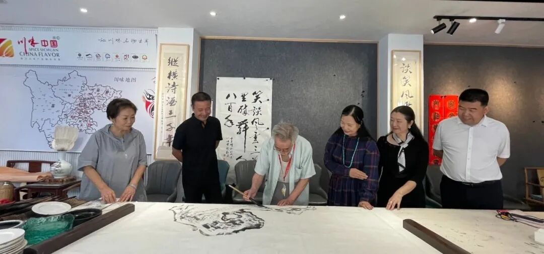 烟雨寻香—东坡书画研究院书画展在成都散花楼开展(图27)