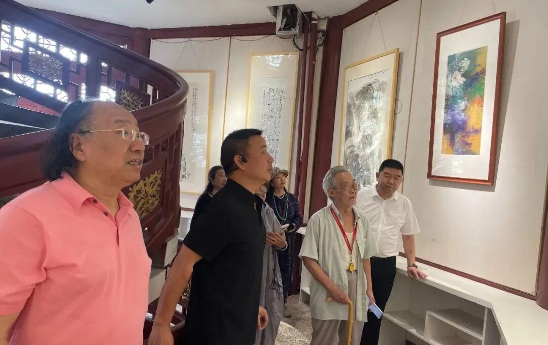烟雨寻香—东坡书画研究院书画展在成都散花楼开展(图5)