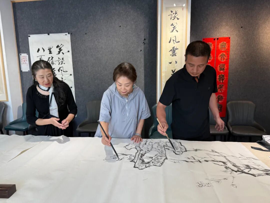 烟雨寻香—东坡书画研究院书画展在成都散花楼开展(图26)