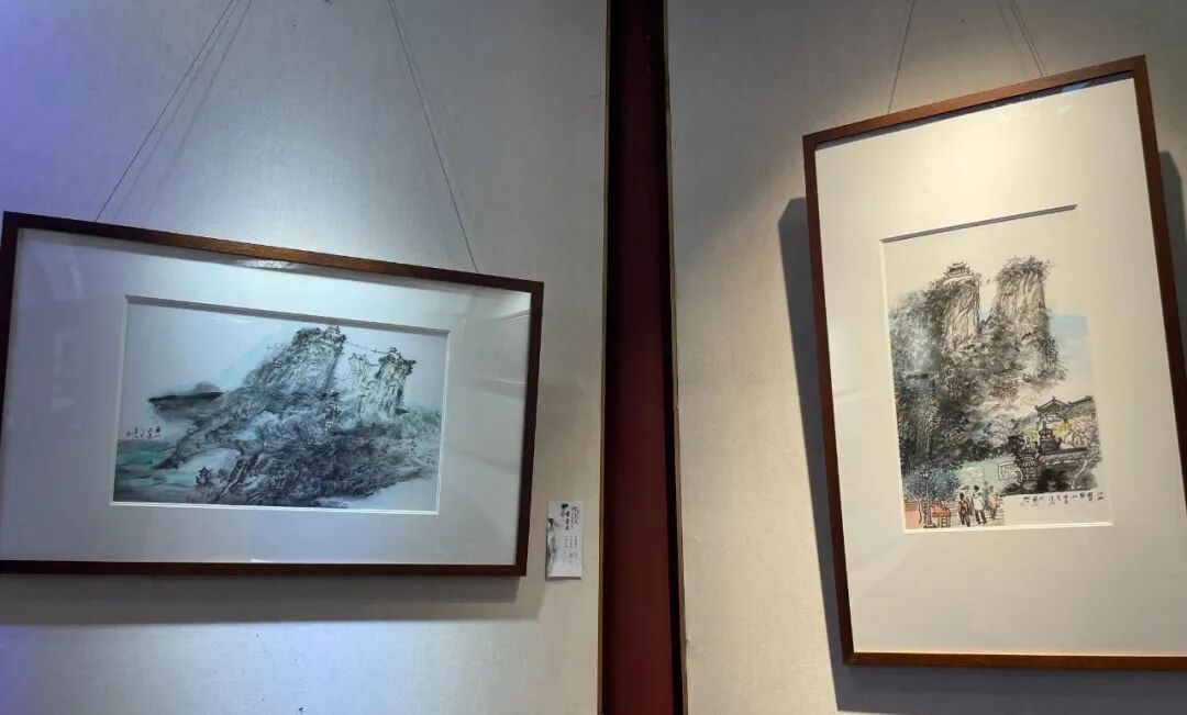 烟雨寻香—东坡书画研究院书画展在成都散花楼开展(图12)